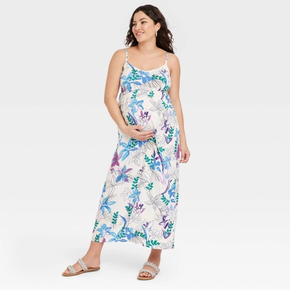 Isabel Tie Back Woven Maxi Dress
